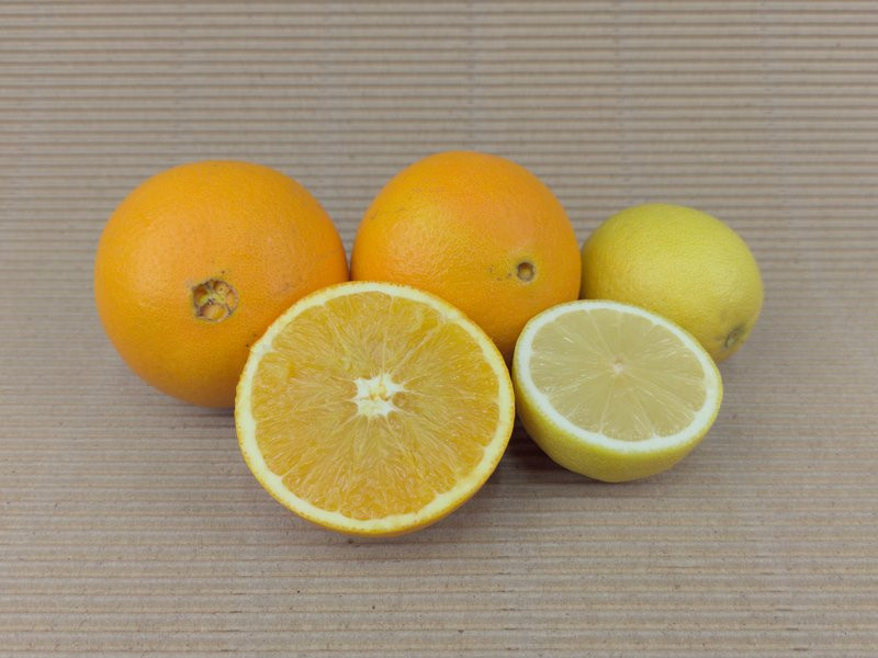 Caja Mixta 20 kg (8 kg naranjas + 12 kg limones)