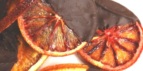 Naranja ecológica deshidratada